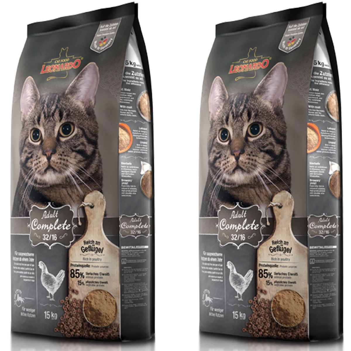 Leonardo 2 x 15 kg Adult Complete 32/16 Sparpaket