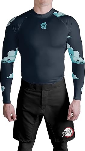 Demon Slayer - Camiseta de manga larga inspirada en el insecto Hashira Shinobu Kocho Kimetsu no Yaiba Jiu Jitsu MMA UFC