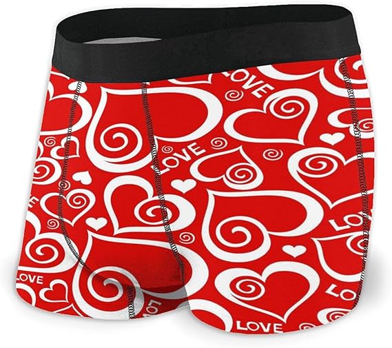 Heart Love Men's Underpants Leisure Briefs Shorts Boxer Shorts
