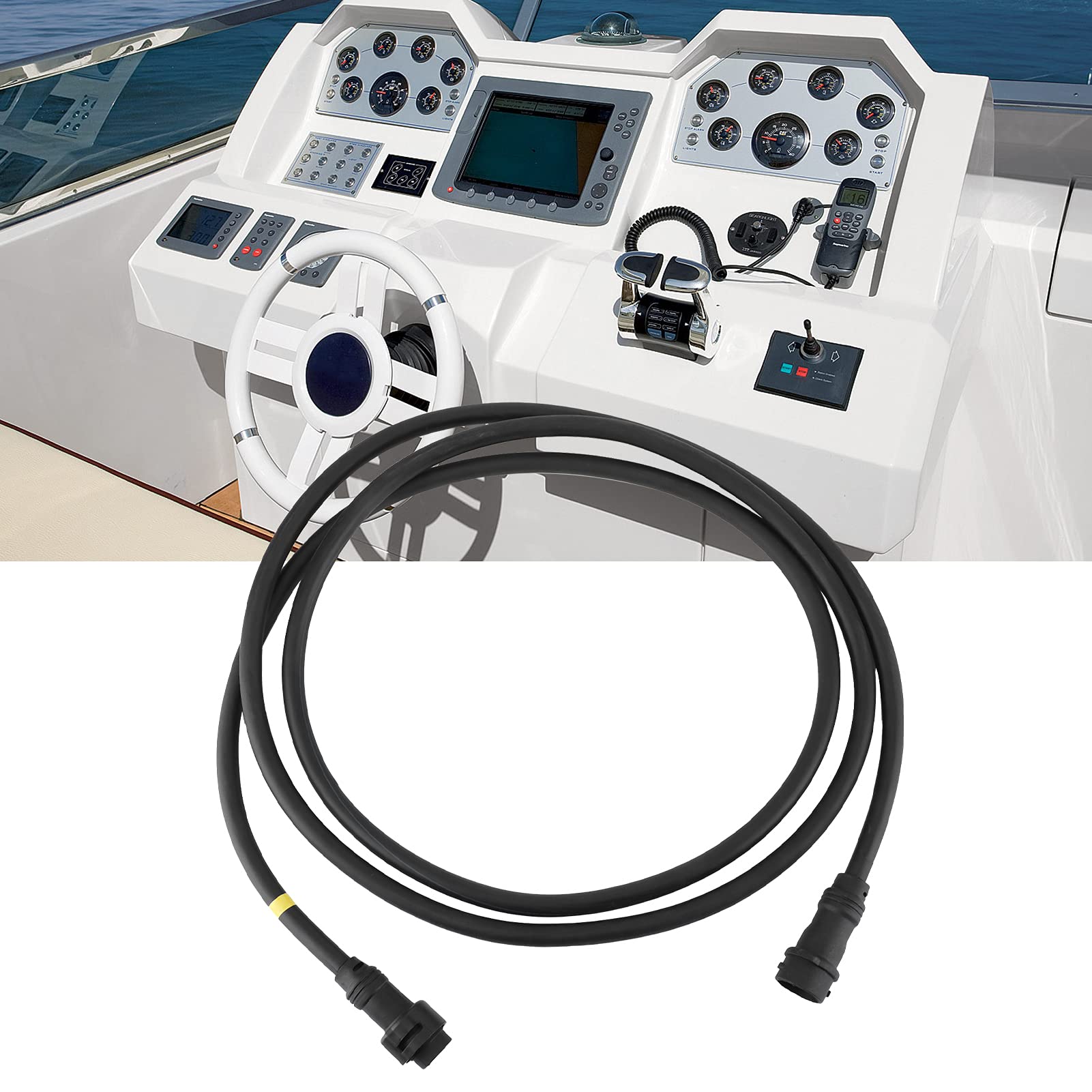 Amazon | XTevu 船外機 ワイヤーハーネス 延長 ケーブル 10ピン 3m/9.8