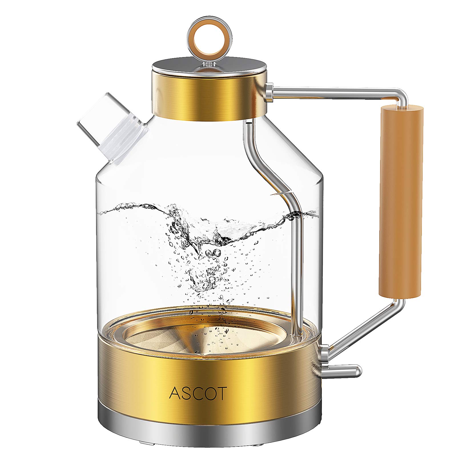 Buy Electric Kettle, ASCOT Electric Tea Kettle 1.6L 1500W Glass