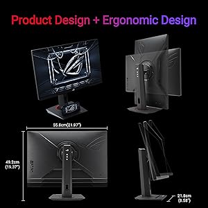 ASUS ROG Strix 24.5 USB-C HDR400 Gaming Monitor (XG259CMS)Full HD 1080p, 310Hz, 1ms, Fast IPS, 110% SRGB, Extreme Low Motion Blur Sync, G-SYNC Compatible, DisplayWidget, Tripod Socket, 3yr Warranty