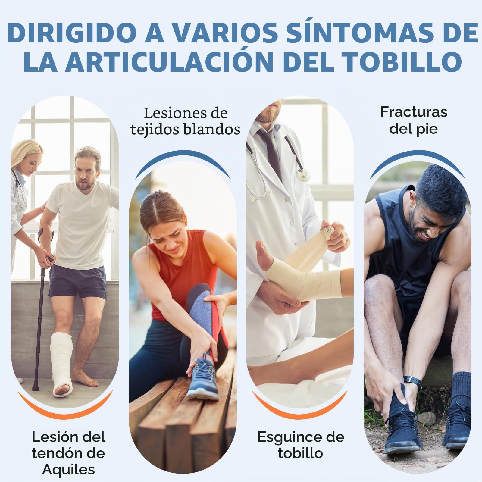 Zapato de senderismo inflable, soporte ortopédico para el pie, zapato para fractura, zapato de senderismo ultraligero para tobillo torcido, fractura por estrés, pie roto o tendinitis de Aquiles Negro