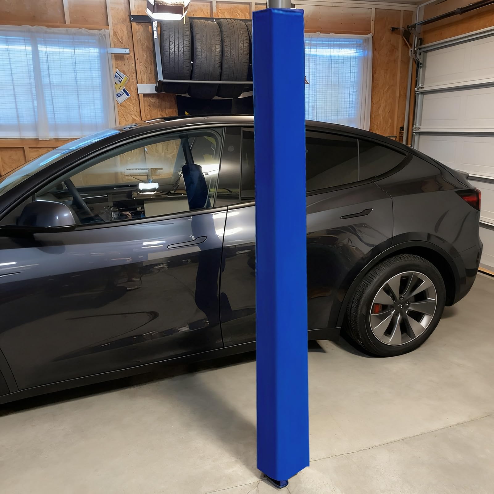 Universal Garage Pole Padding Square Basketball Pole Cover Foam Basement Pillar Wrap, Playground Post Protector