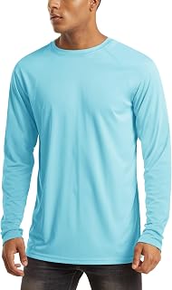 MAGCOMSEN Men's Long Sleeve Shirts UPF 50+ UV Sun Protection Athletic Shirts for Hiking Running Workout Rash Guard