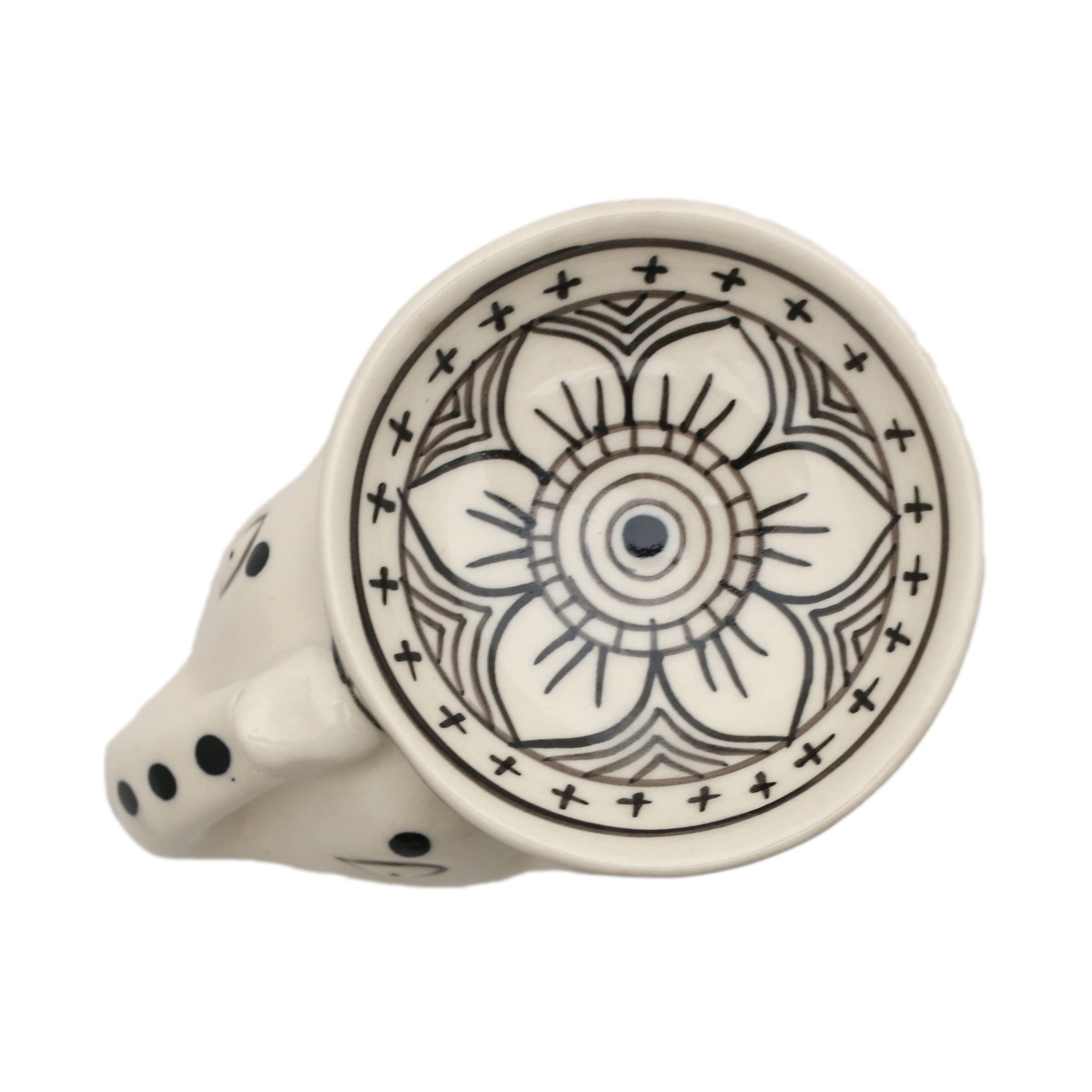 Set Di 2 Lampade Aromatiche In Ceramica Gall&Zick, Dipinte A Mano, 13,5 Cm, Per Oli E Cere - 3