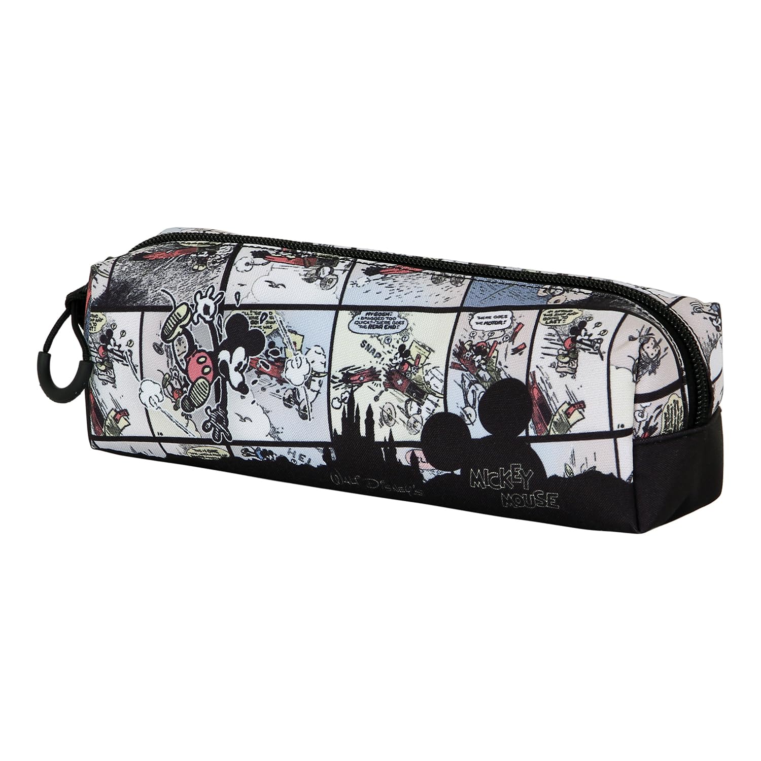 Disney Mickey Mouse Ink-2.0 Fan Square Pencil Case, Multicolour, 21 x 8 cm
