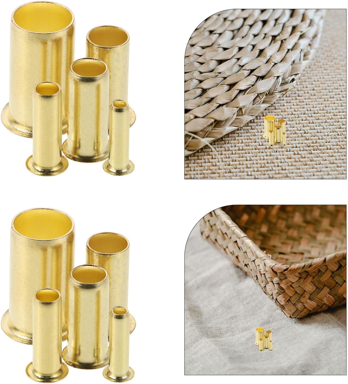 50pcs Copper Pine Needle Coiling Tool for Basket Weaving Crafts