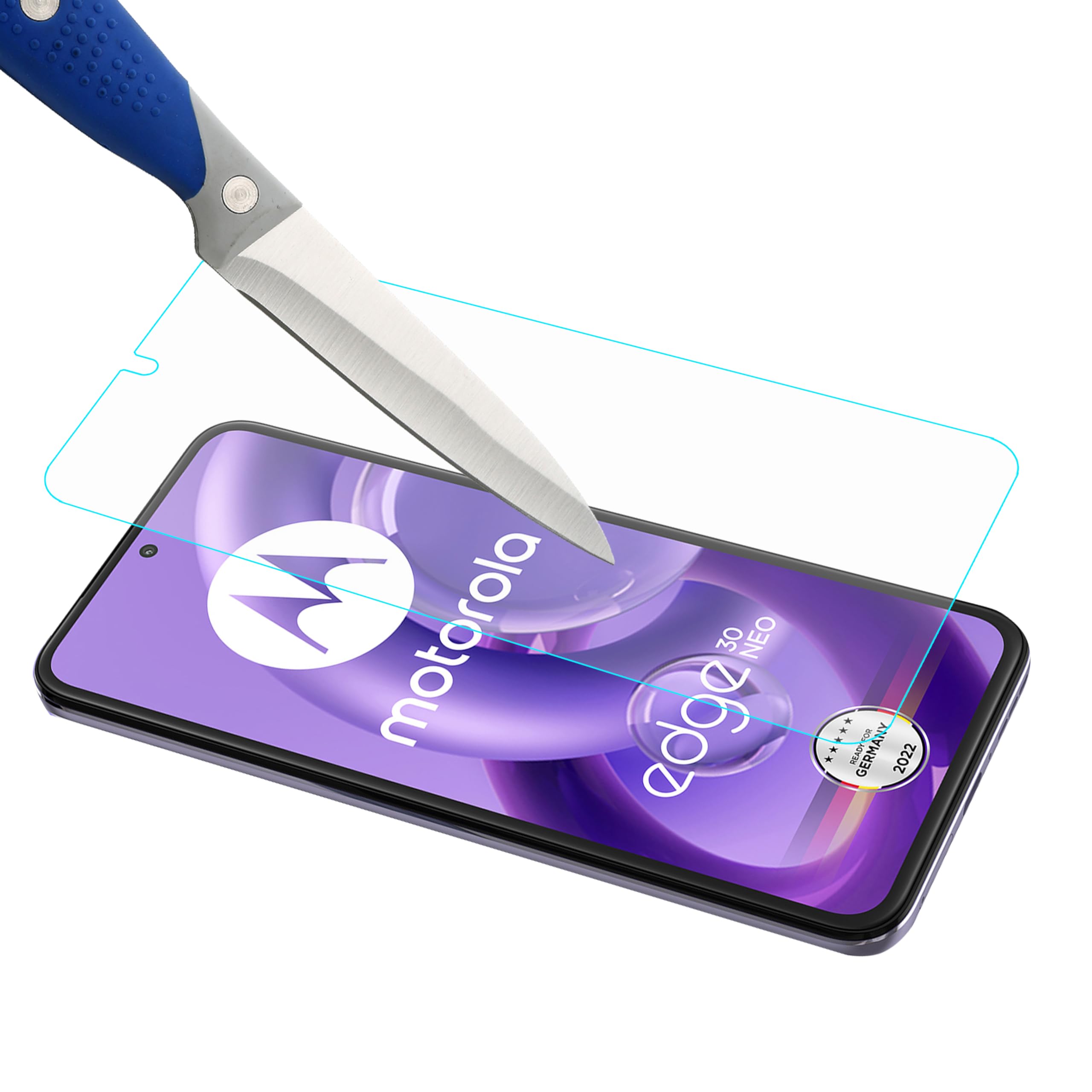 2x ScreenLeaf Pellicola protettiva sostenibile per Motorola Edge 40 Neo