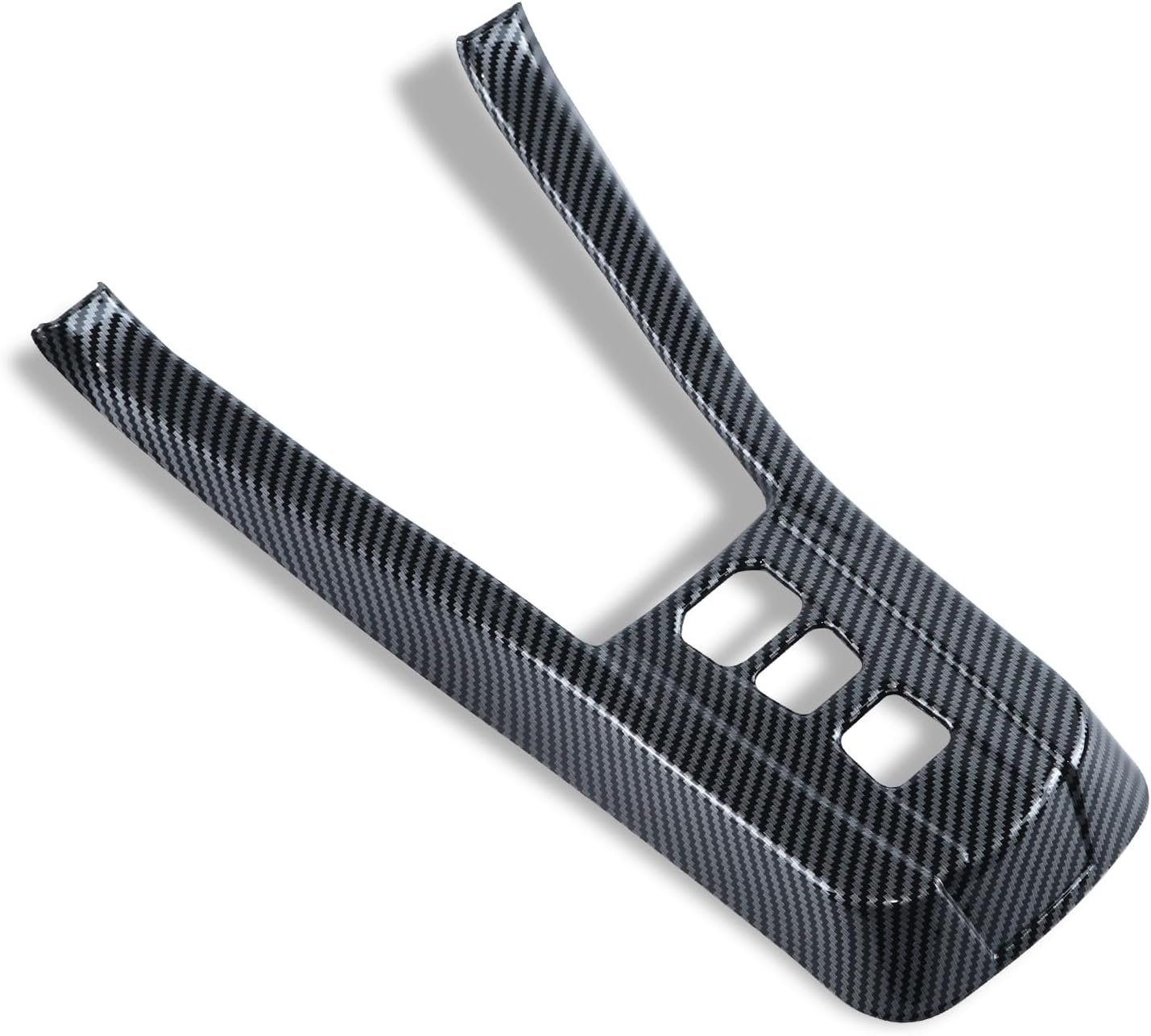 Central Control Gear Shift Panel Cover Trim for Slingshot, Carbon Fiber Cental Control Decoration Gear Shift Protector for Polaris Slingshot 2020-2023 Accessories(Automatic Gear(Without M Gear))