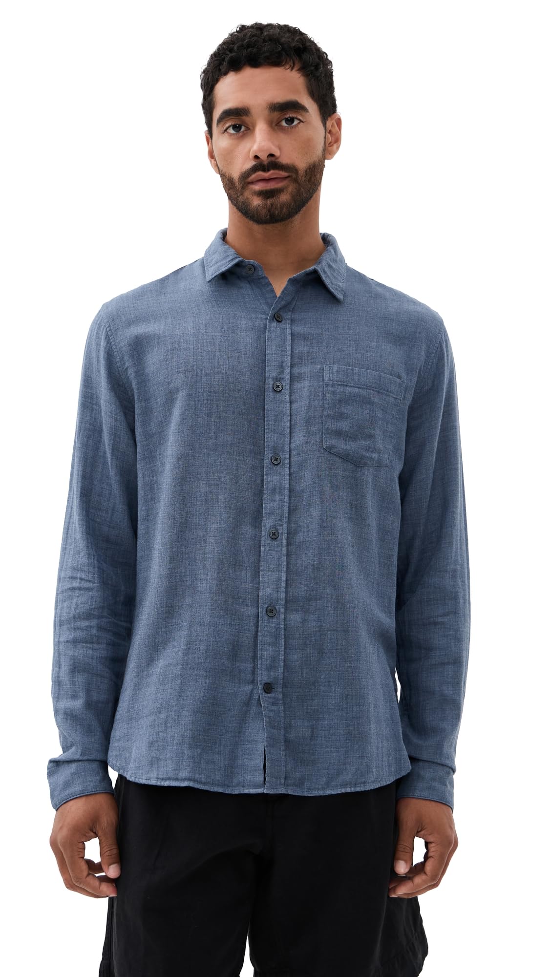 Vince Men's Double Face Long Sleeve Shirt