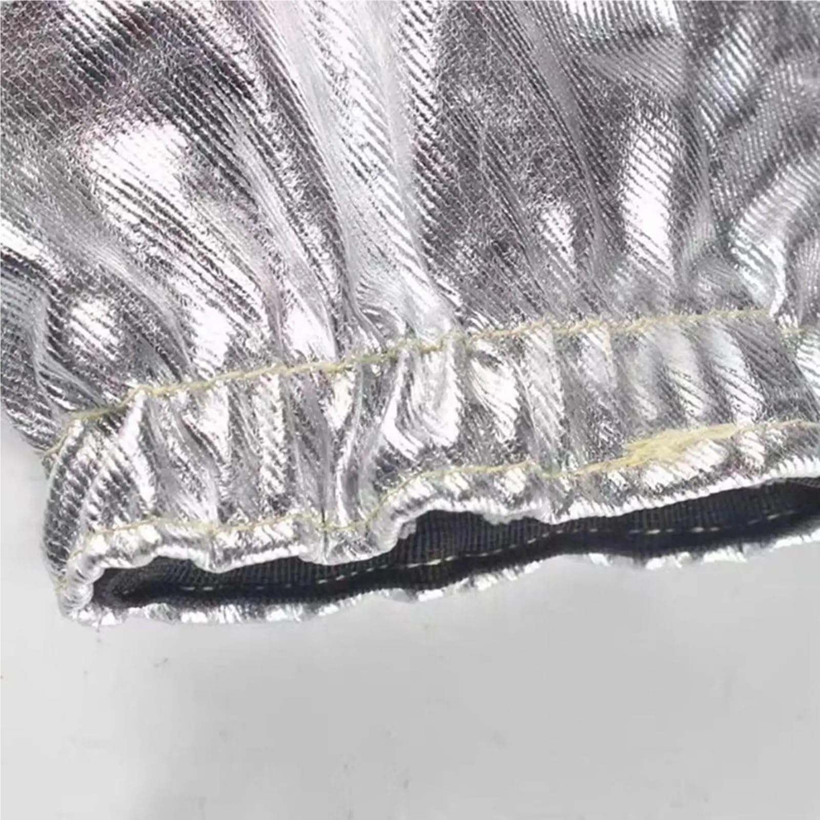 Manchons à Souder En Cuir Manches de protection contre la chaleur, manches soudage, cuisine ignifugées en feuille d'aluminium, for les bras (hommes)