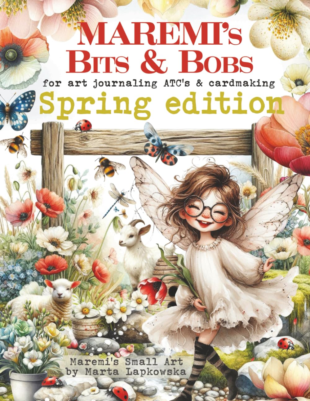 MAREMI'S Bits & Bobs for art journaling ATC & cardmaking SPRING EDITION: 500+ Seasonal Images      Paperback – Large Print, February 21, 2026