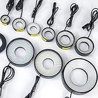 Vista 6 de cámara industrial roja de la lámpara de la detección y del reconocimiento de la visión artificial LED 24V de la luz del anillo de 196.9 ft m