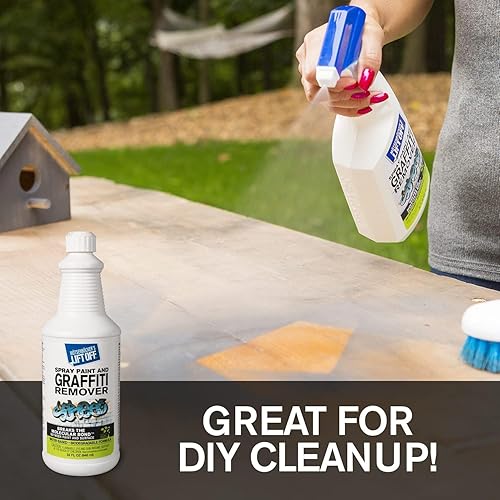 Miniatura 4 de Motsenbocker's Lift Off 41103 Pintura en aerosol de alta calidad de 32 onzas y removedor de graffiti funciona en múltiples tipos de superficies,