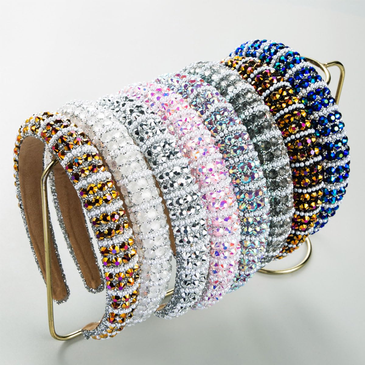 Haarreifen Damen Mit Perlen - Vintage Stirnband In 10 Farben