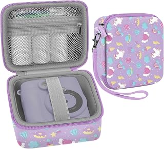 Leayjeen Funda protectora para cámara infantil compatible con GREENKINDER, Hiievpu, uleway, MILFECH/NUOTUN, Vtech y papel de impresión, para huevos infantiles y de Pascua (solo funda), lila