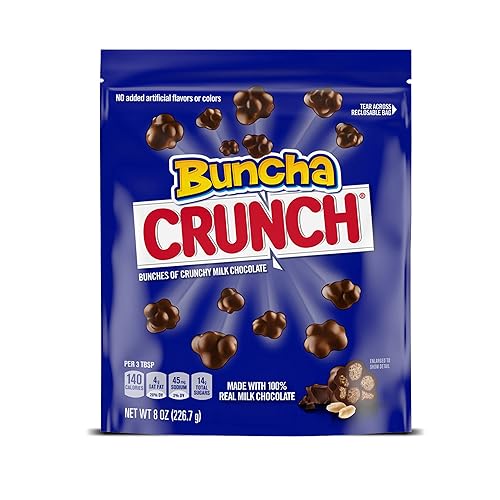 Crunch Candy Piezas hechas de chocolate con leche