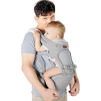 Lictin Marsupio Neonati Ergonomico Con Sedile Marsupio Bimbo Con 2 Pezzi Asciugamani Bambini E 1 Pezzi Catena Ciuccio 6 Modi Di Indossare Regolabile Ad Neonato E Bimbo Da 3 5 A 20 Kg Amazon It Prima Infanzia