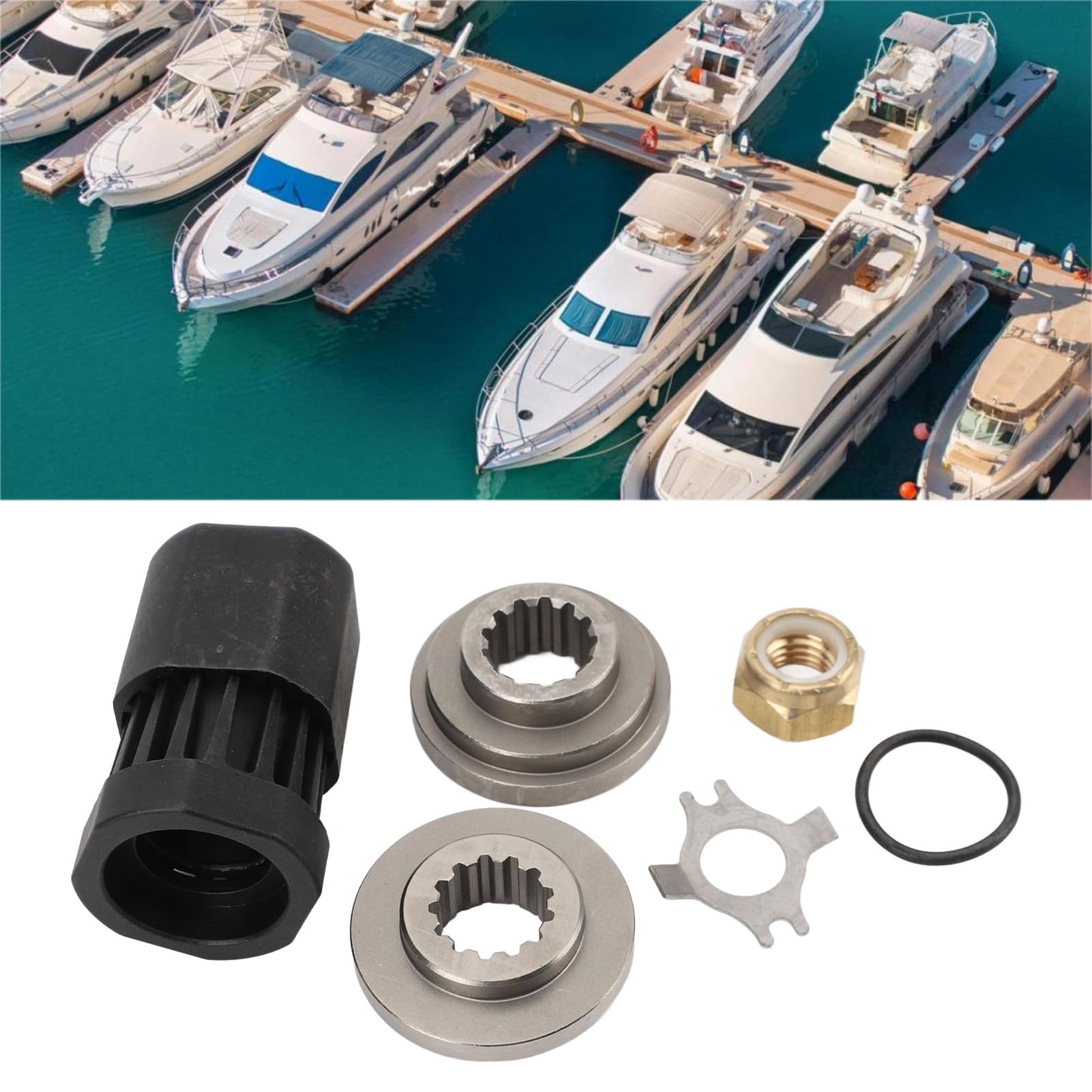 Kit Moto Motorino Esploso Marinaio Elabora Rondella di Spinta in avanti Impostato per Le Aboie 40-64 Tratto, Kit Fuoribordo Marinaio, Rondella di Spinta