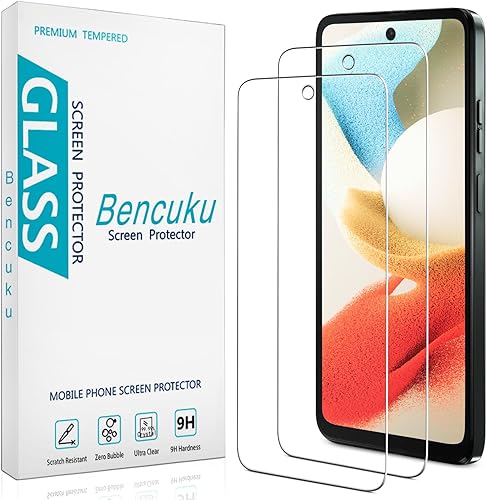 Protector de pantalla de vidrio templado diseñado para Motorola Moto G 5G (2024), antiarañazos, sin burbujas