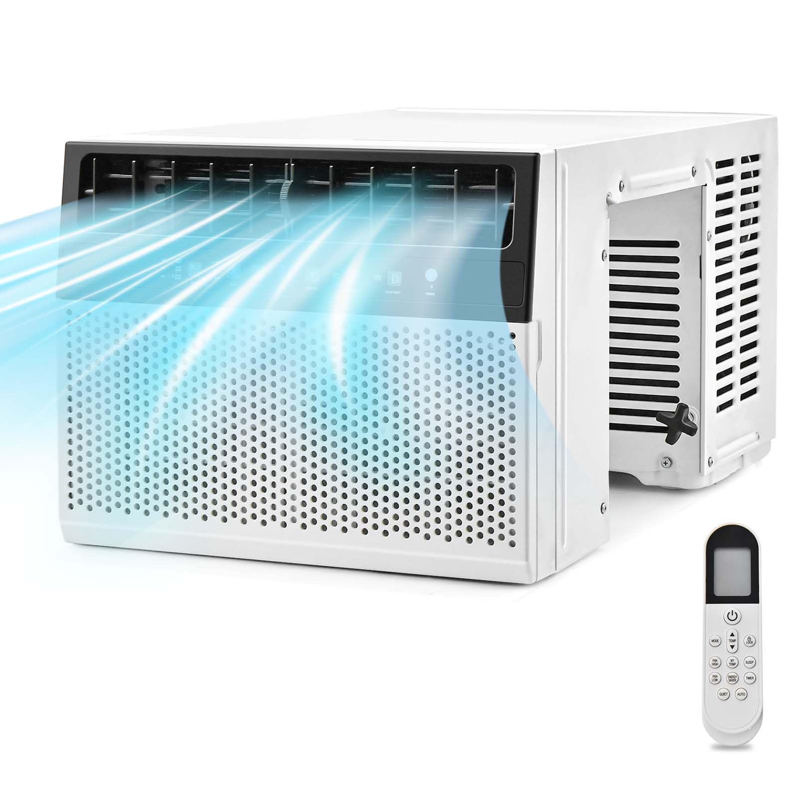 SIMOE Window Air Units 12,000 BTU, U-Shaped Window Air Conditioners, Cools up to 550 Sq. Ft, 42db Ultra Quiet, Easy Installation, Energy Savings, Remote Control, White image 4