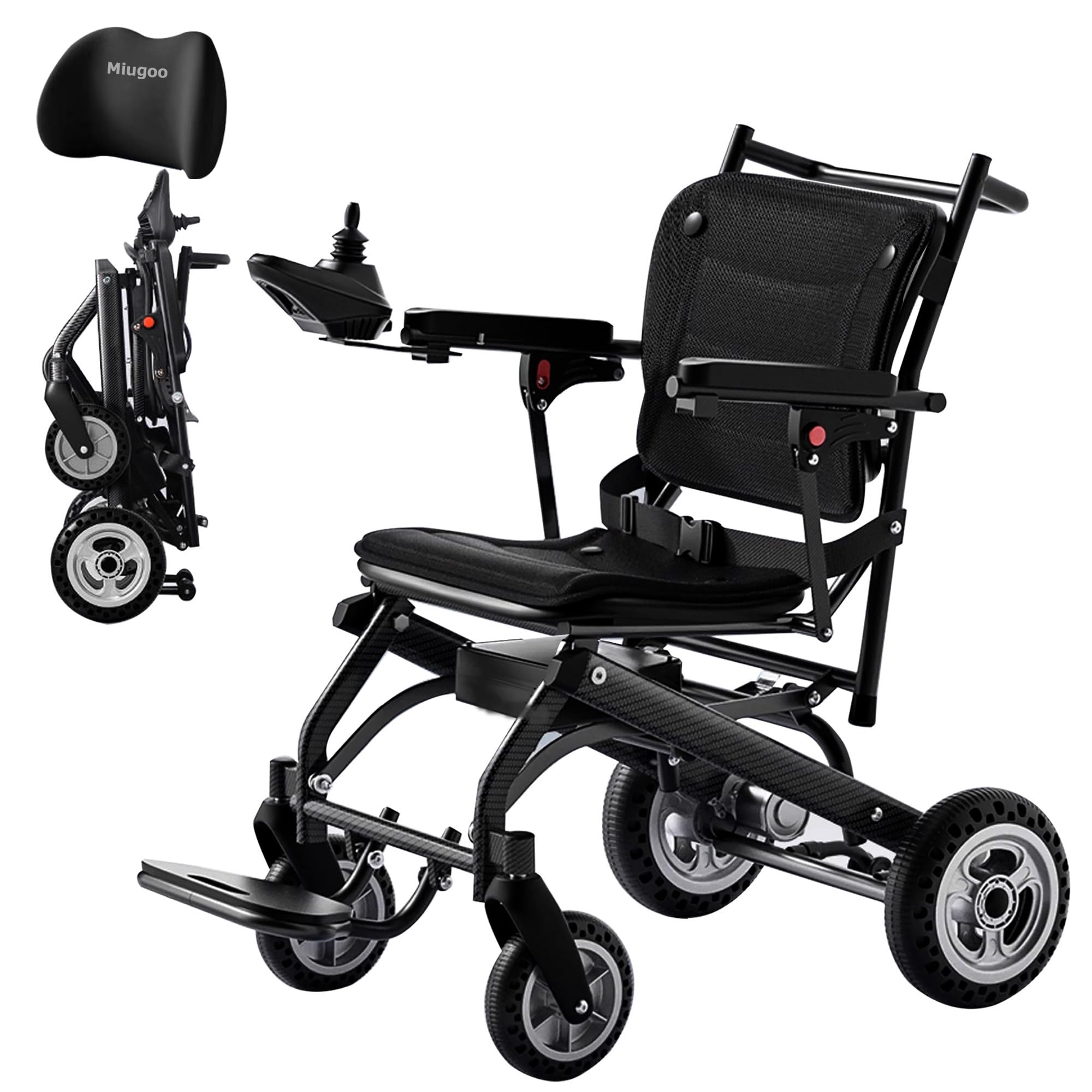 Amazon | 電動車いす 【人間工学設計 14.5kg！】電動車椅子 折畳み軽量