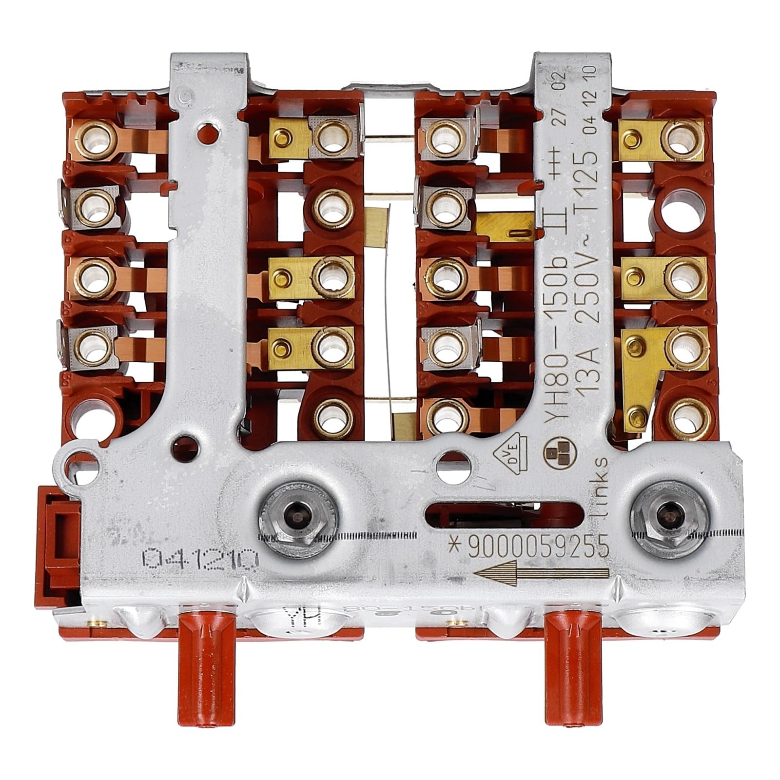 easyPART Kompatibel/Ersatz für BOSCH 00496803 Kochplattenschalterblock Schalterblock 2facher Energieregler links Kochfeld Herd Siemens 496803 YH80-1/50bI Kochplatten stufenlose Regulierung passend