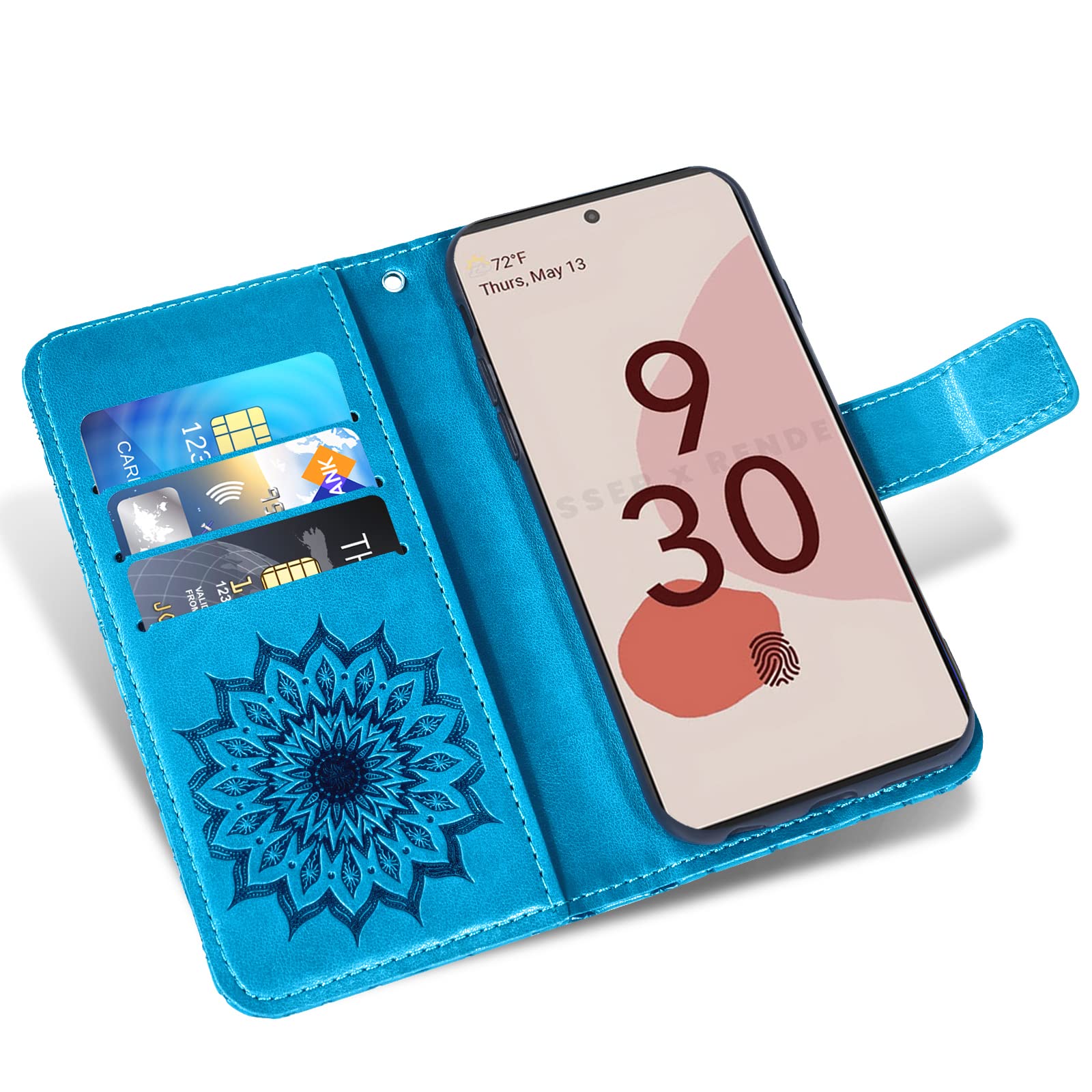 Asuwish Compatibile con Google Pixel 6 Custodia a portafoglio e