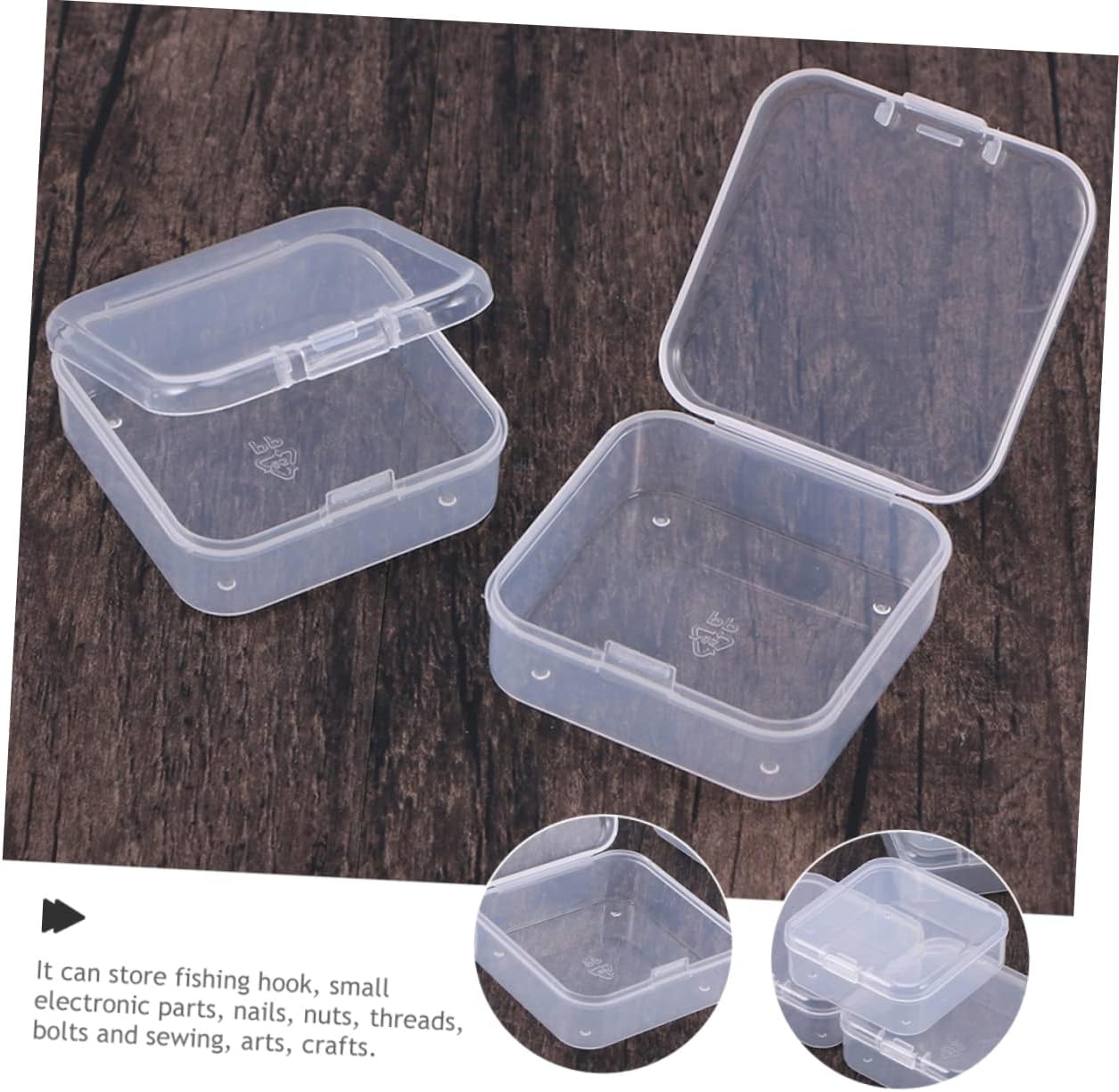 50pcs Art Supply Storage Organizer Jewelry Organizer Stand Containers Lids for Organizing Small Items
