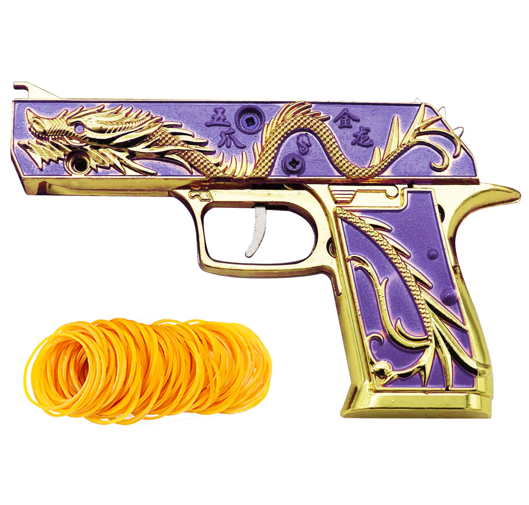 Buy Rubber Band Gun Purple Golden Dragon Rubber Band Gun Toy Rubber