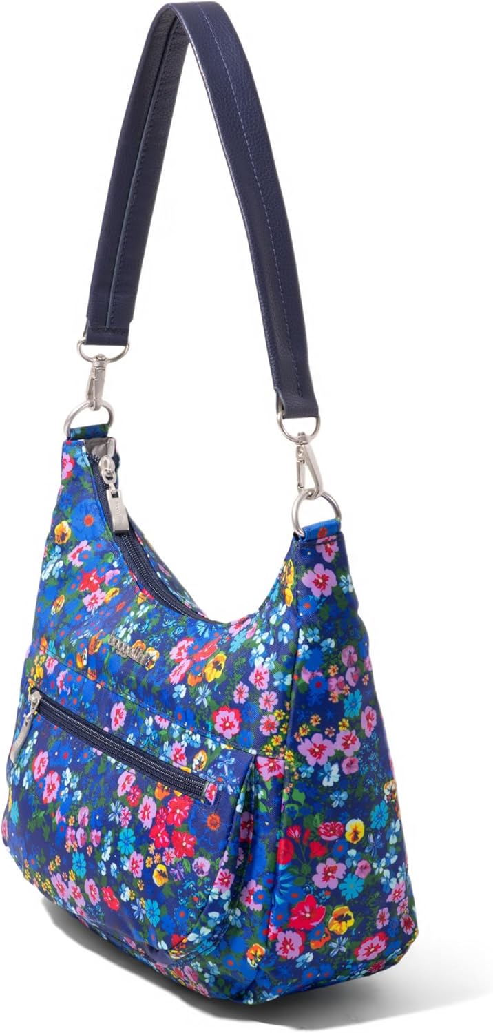 Baggallini Modern Pocket Half Moon 11"x10.5" Shoulder Women W/Replaceable Straps Converts to Crossbody Bag