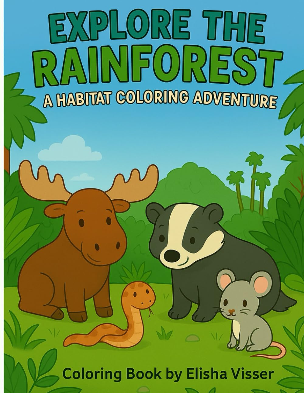 Explore the Rainforest: A Habitat Coloring Adventure
