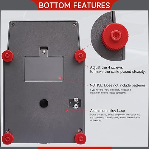Miniatura 6 de Balanza de laboratorio de alta precisión de 16.5 lbs 0.00 oz Báscula industrial Escala de conteo Báscula postal Escala de gramo científico Escalas
