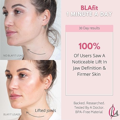 Miniatura 2 de Ejercitador facial - BLAfit (Bella Lip Appliance)  Dispositivo antienvejecimiento para piel más firme, labios voluminosos y mandíbula definida (humo)