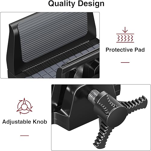 Miniatura 3 de Trípodes universales con soporte para monopods, montaje de silla de montar de construcción ligera con agujero de tornillo de 1/4 y 3/8 pulgadas,