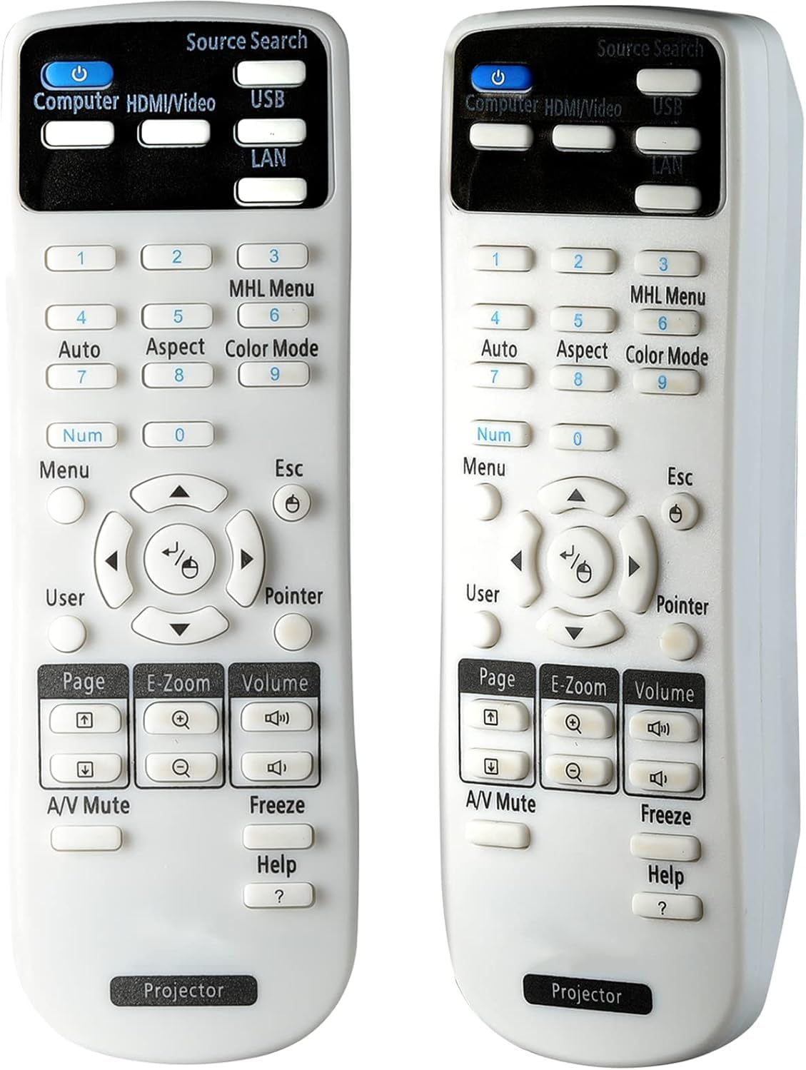 Universal Projector Remote Control fit for EPSON PowerLite Home Cinema Theater System BRIGHTLINK 425Wi 430i 435Wi 475Wi+ 475Wi 480i 485Wi image 3