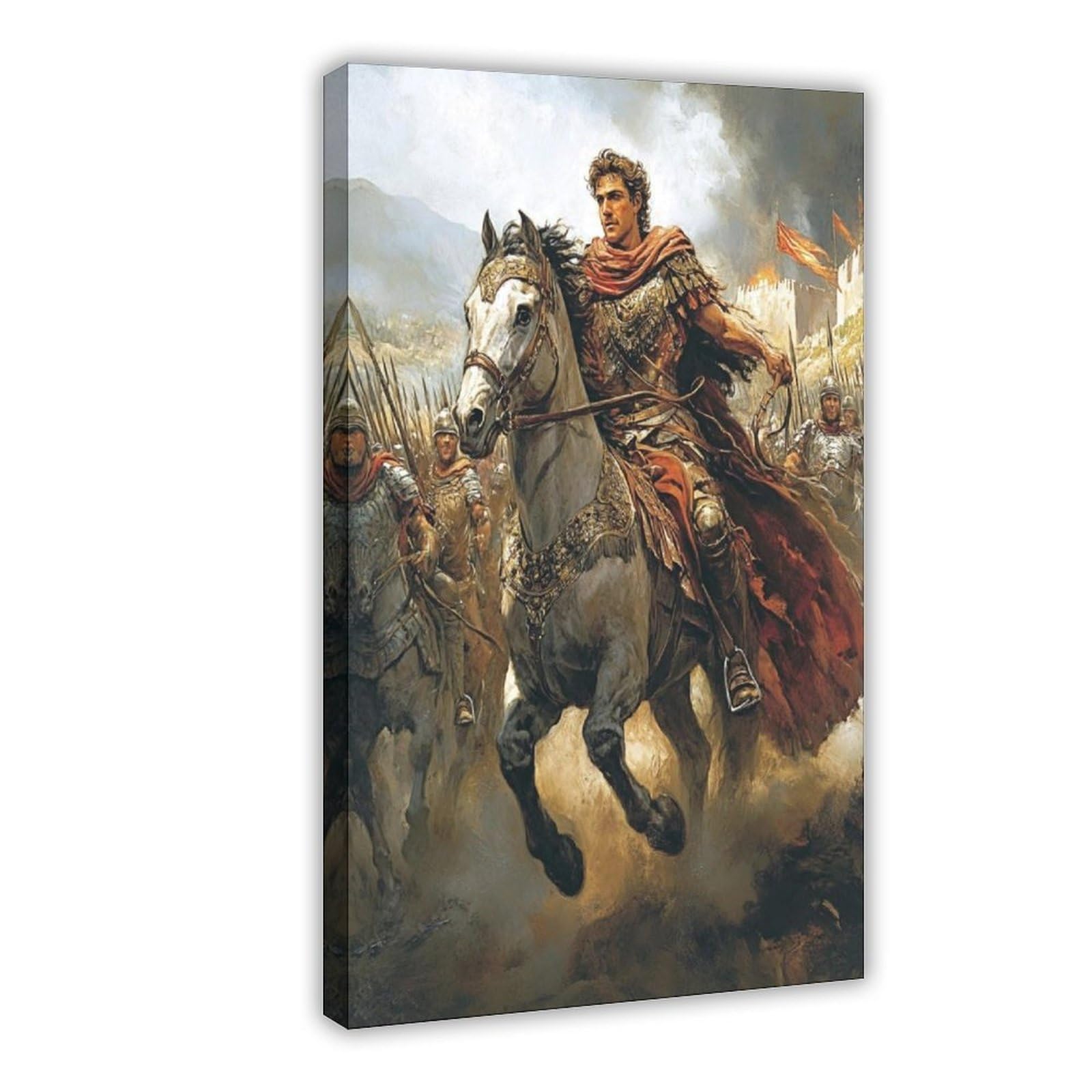 Utgn Alexander The Great Poster Canvas Poster Bedroom Decor Landscape Decor Gift 08X12inch(20X30cm)