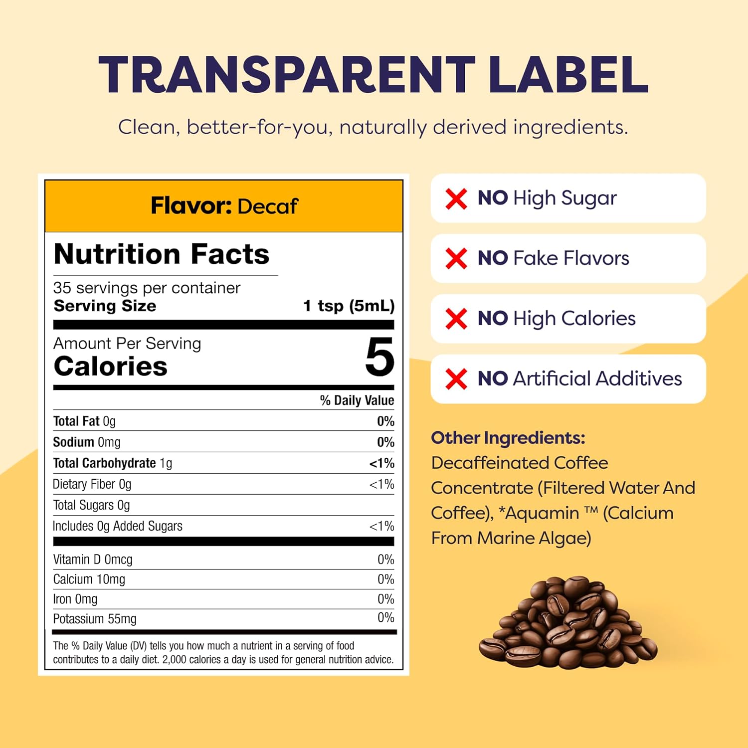 Coffee Concentrate - Cold Brew Coffee, for Hot or Iced Instant