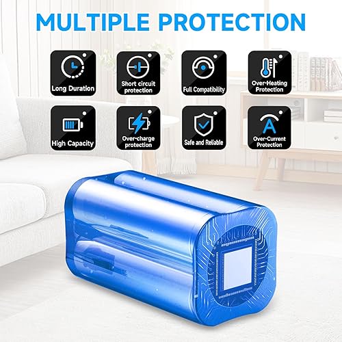 Miniatura 8 de Palogreen Batería de repuesto para 360 C50 Robot Aspirador 3500mAh 14.8V Batería de vacío de litio de alta capacidad