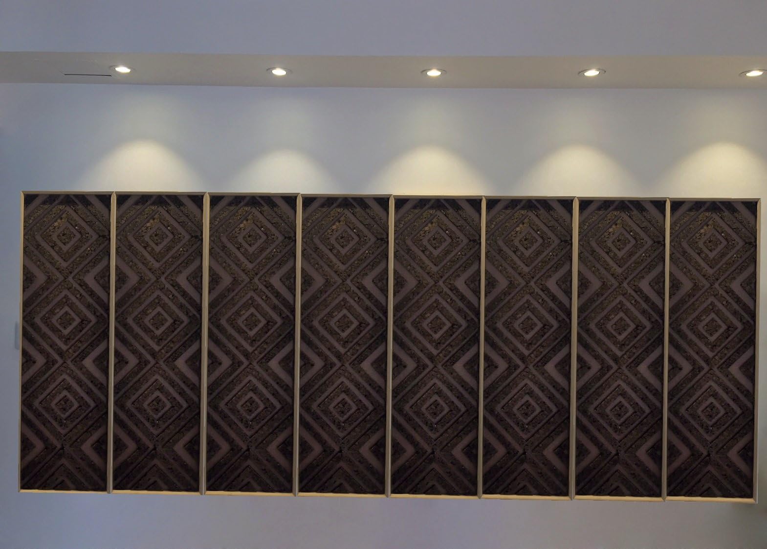 Kusa Wooden wall art and Handmade Acoustic Diffuser R3- Grade 20 mm