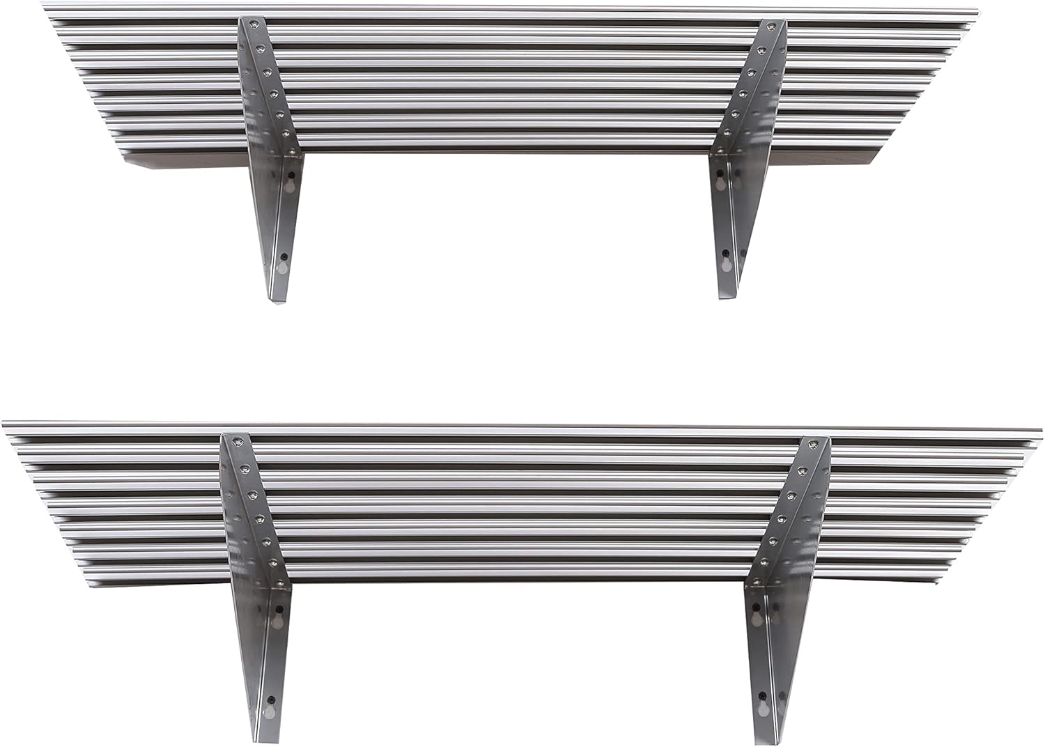 TPSHKE Garage Wall Shelves , 17in x 48in 1-Pack, Wall Shelf Garage Storage Rack , Black : Tools & Home Improvement
