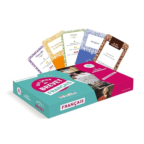 Les jeux du Brevet Français: 80 cartes + 1 livret pédagogique