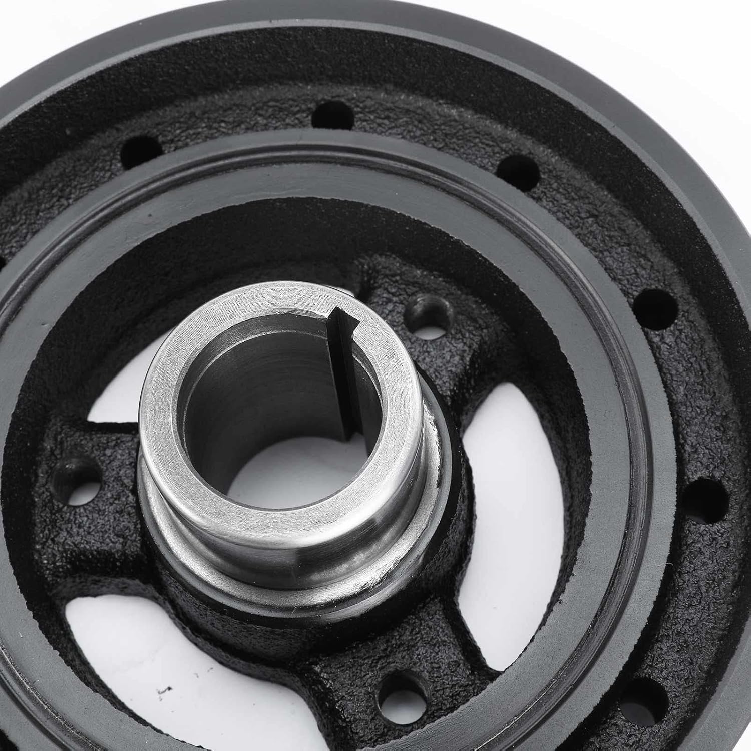 A-Premium Engine Harmonic Balancer Pulley Compatible with Chevrolet Malibu, Impala, Camaro, Caprice & GMC C1500, K1500 & Buick Regal & Pontiac Grand Prix & Oldsmobile Cutlass & More, OHV V8 5.0L 5.7L
