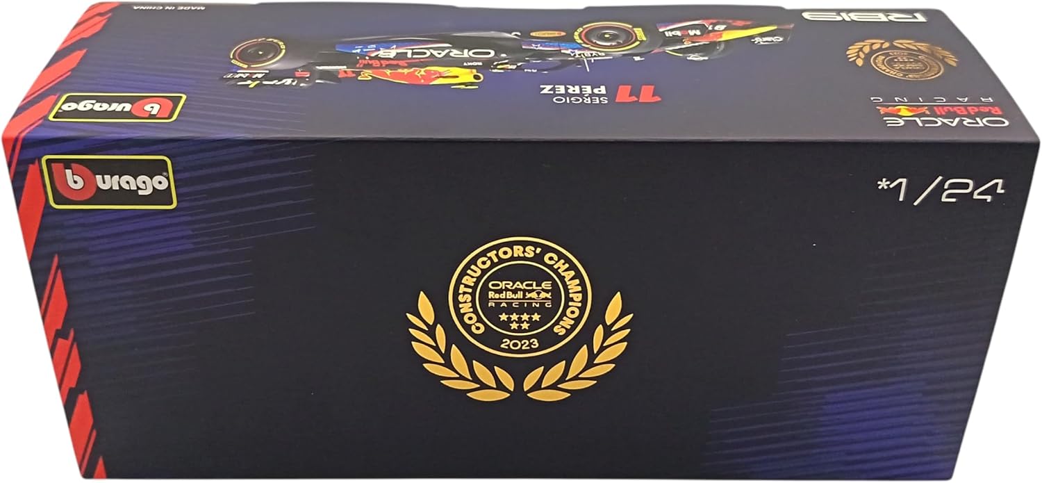 - Formula 1 car Compatible with Sergio Perez Red Bull RB19#11 4th USA GP 2023 1/24 Scale Bburago 28030PA