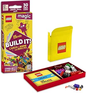 LEGO Recreate Activity Cards – Magic | Fantasy Building Game with 30+ Activity Cards & 25 LEGO Elements | Ages 6+