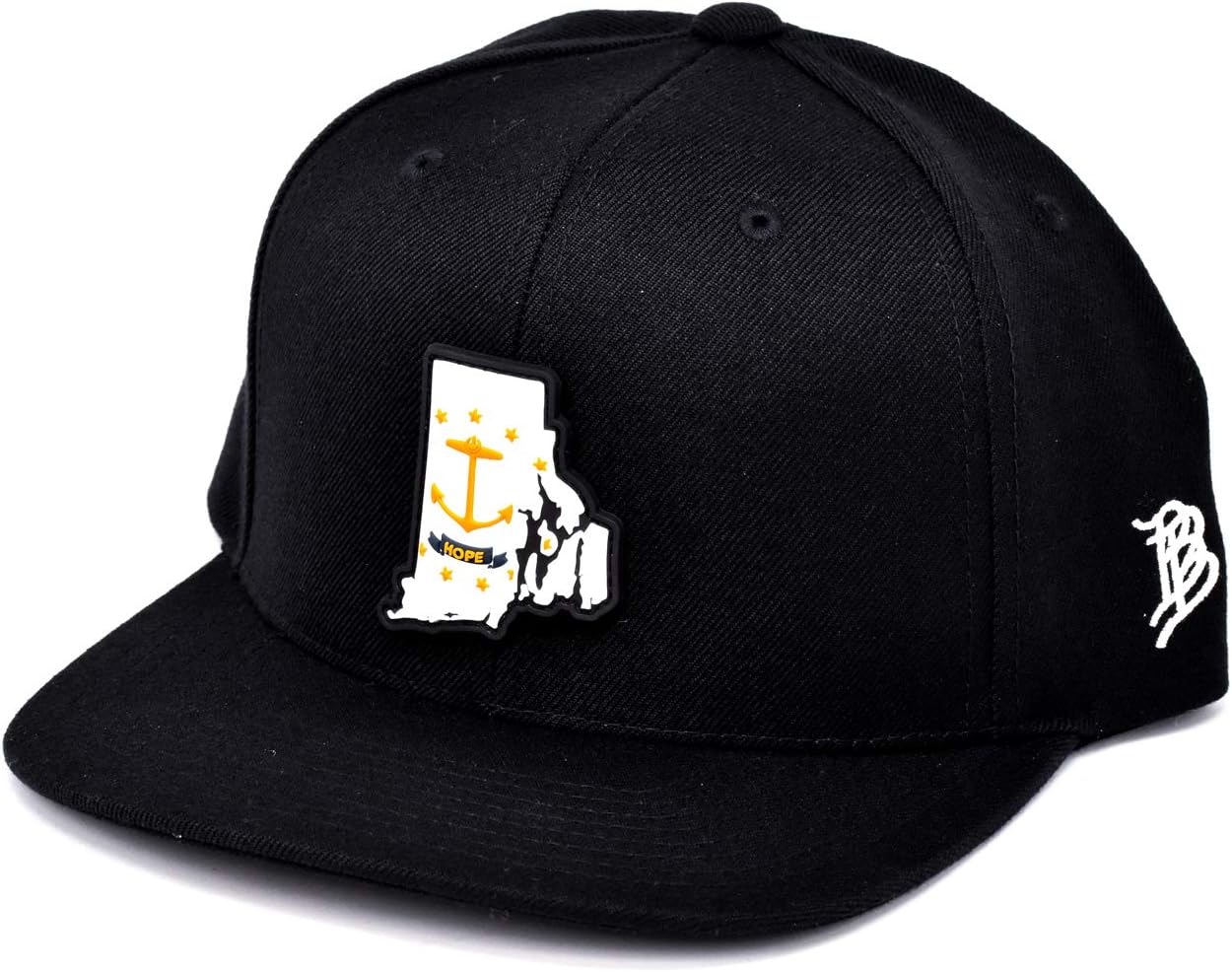Branded Bills 'The 13 PVC' Rhode Island Patch Classic Snapback Hat - One Size Fits All