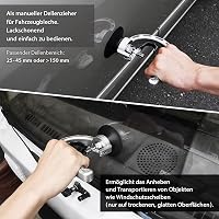 FIRSTINFO 75mm Autó Karosszéria Dent Puller Szívócsészés Kaparó Üvegmozgatás Alumínium Fogantyú 4
