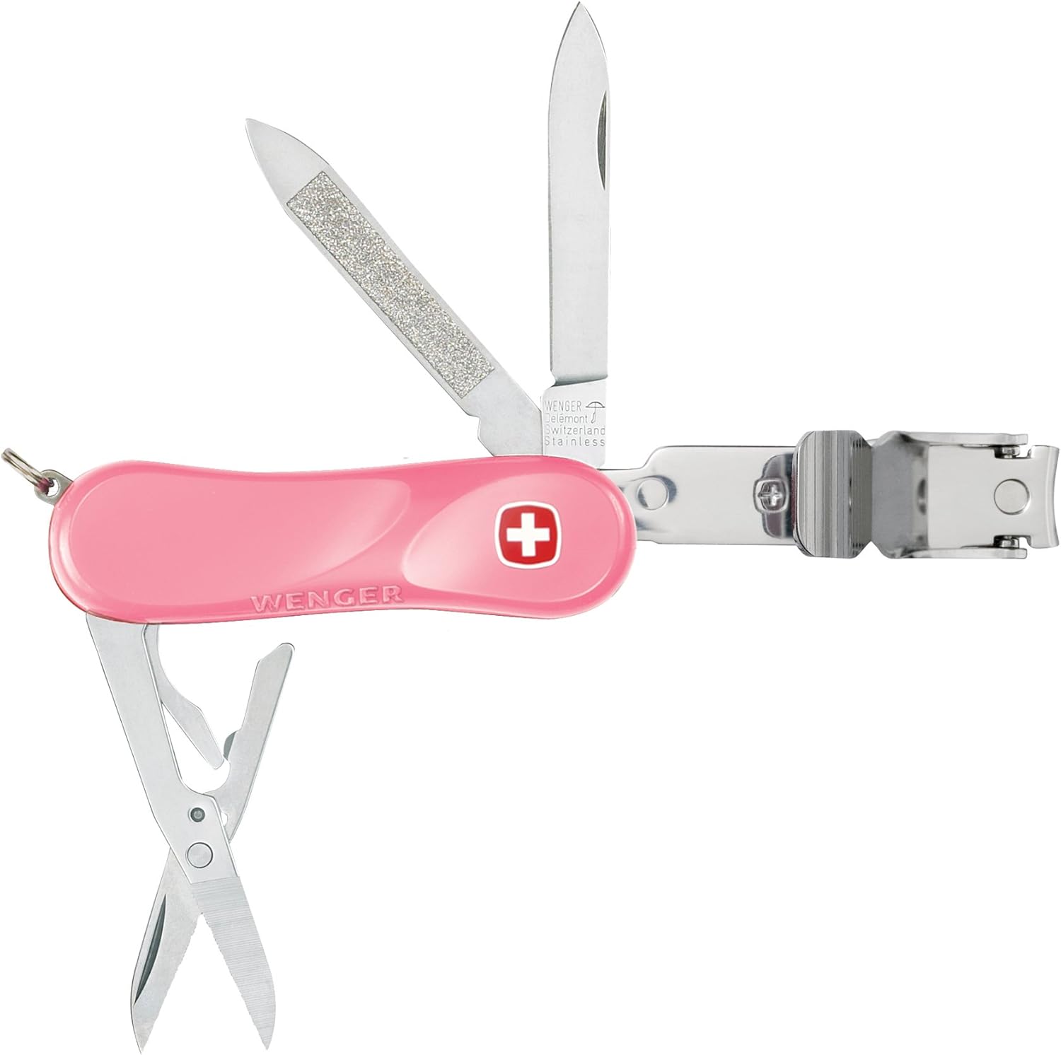 Wenger 16970 Swiss Army Nail Clipper, Pastel Pink Swiss Army Knife
