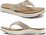 COFACE Flip Flops For Women with Arch Support Fashion Leather Adjustable Thong Sandals Yoga Mat Orthopedic Womans Flip-Flop 2025 Summer Beach